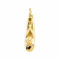 14K Yellow Ballet Slipper Pendant